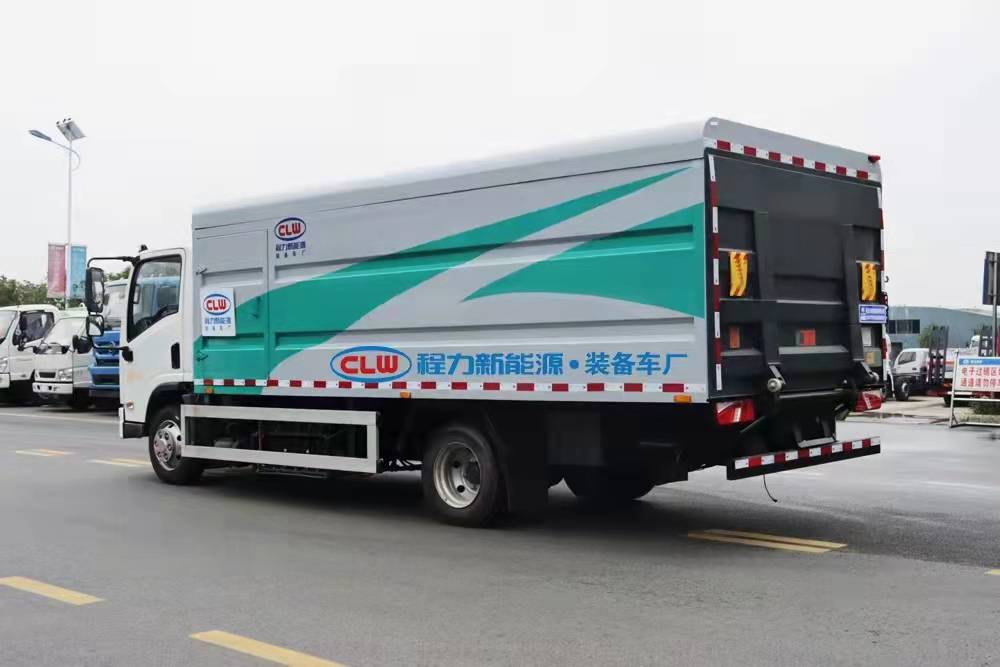 比亞迪T6純電動(dòng)密封式桶裝垃圾車(chē)