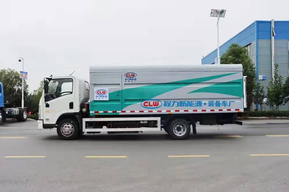 比亞迪T6純電動(dòng)密封式桶裝垃圾車(chē)