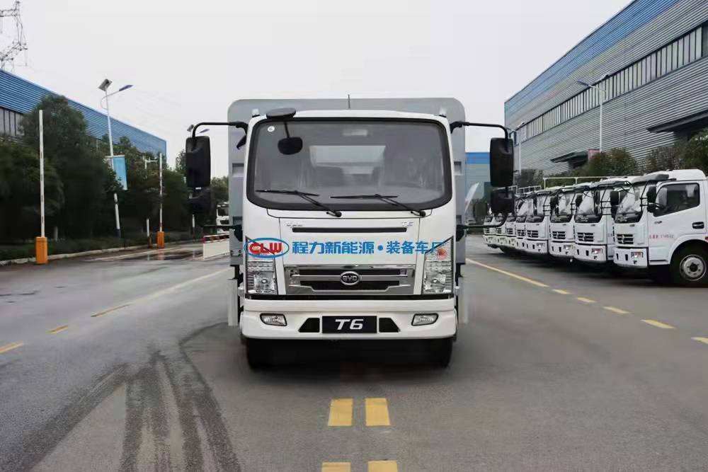 比亞迪T6純電動(dòng)密封式桶裝垃圾車(chē)